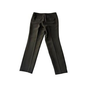 Talbots Petite Black Straight Leg Dress‎ Pants Polyester Blend Size 6P